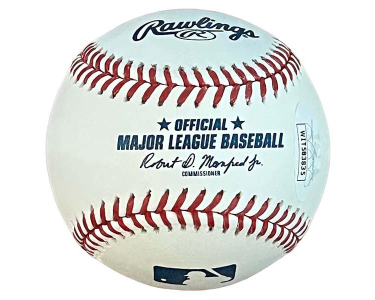 Tim McCarver Autographed official Major League Baseball (JSA)