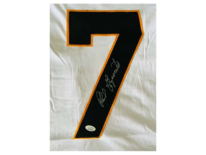 Phil Esposito Signed Boston White Hockey Jersey (JSA)