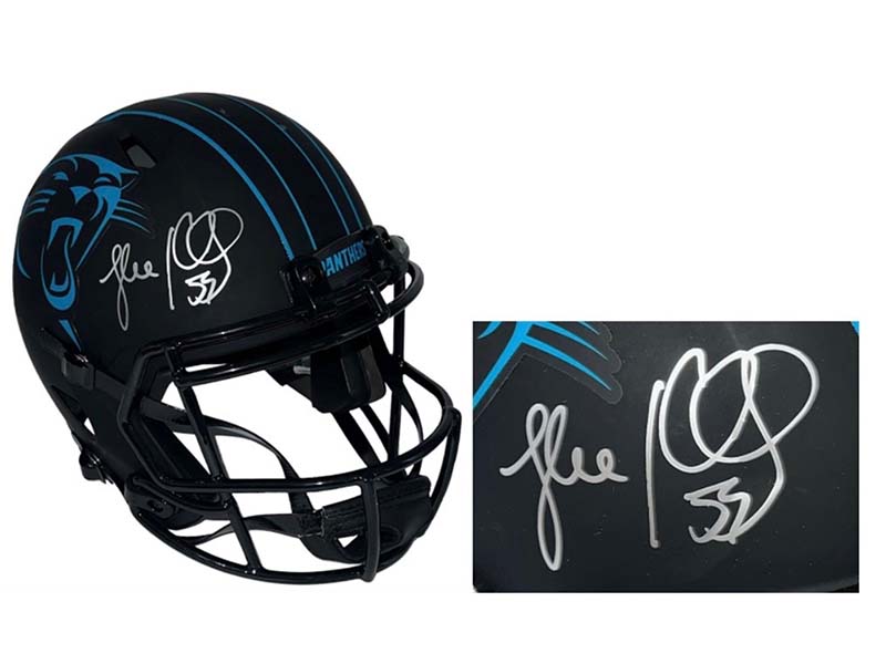 Luke Kuechly Signed Carolina Panthers Full Size Eclipse Football Helmet Beckett