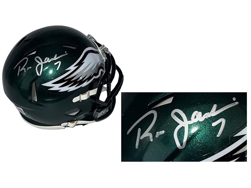 Ron Jaworski Autographed Philadelphia Eagles Speed Mini helmet Beckett