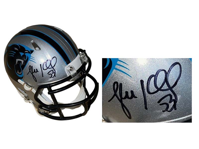 Luke Kuechly Signed Carolina Panthers Speed Mini Football Helmet Beckett