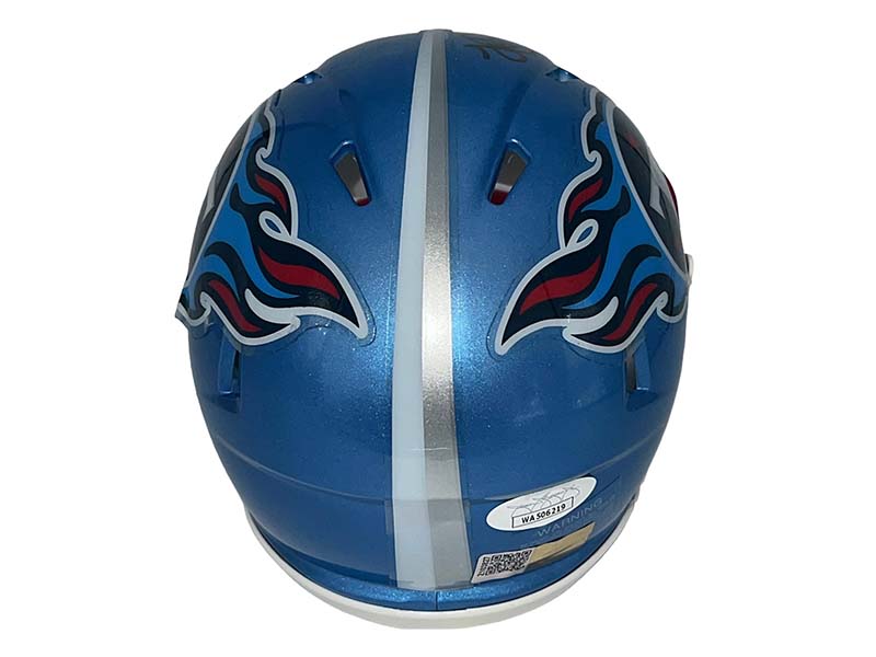 Lendale White Autographed Signed Tennessee Titans Flash Speed Mini Football Helmet (JSA)