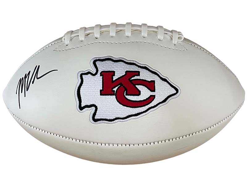 Marquez Valdes-Scantling Signed Kansas City Chiefs Super Bowl Logo NFL Football JSA