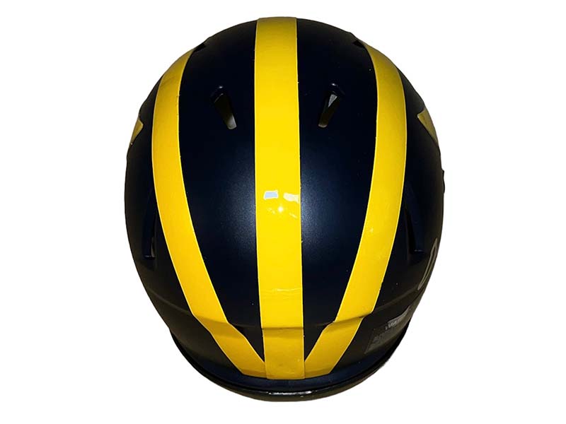 Aidan Hutchinson Signed Michigan wolverines Speed Mini Football Helmet Beckett