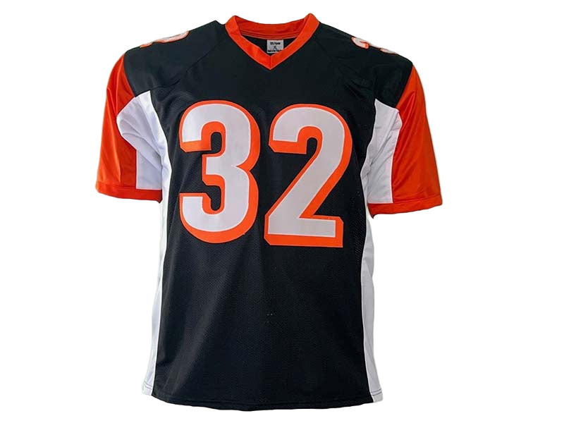 Rudi Johnson Autographed Cincinnati  Black Football Jersey (JSA)