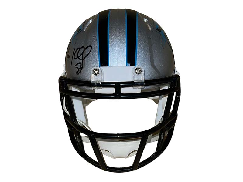 Luke Kuechly Signed Carolina Panthers Speed Mini Football Helmet Beckett