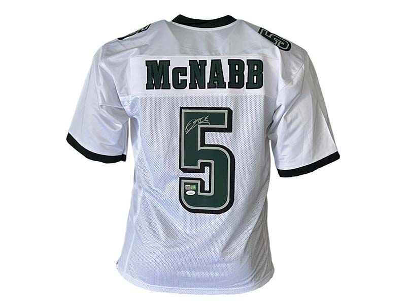 Donovan McNabb Autographed Signed Pro Edition White Jersey (JSA)