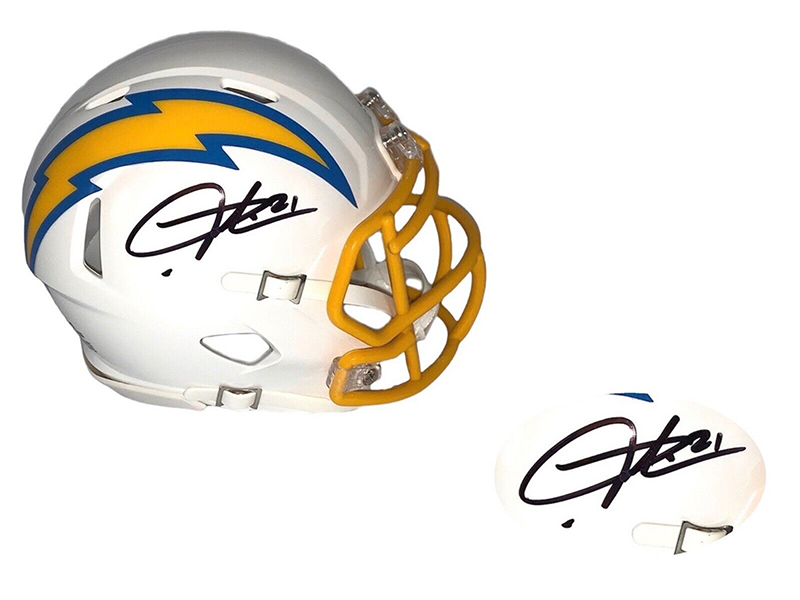 LaDainian Tomlinson San Diego chargers Autograhed Speed Mini Helmet (JSA)