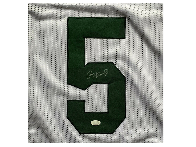 Paul Hornung Autographed Green Bay White Football Jersey (JSA)