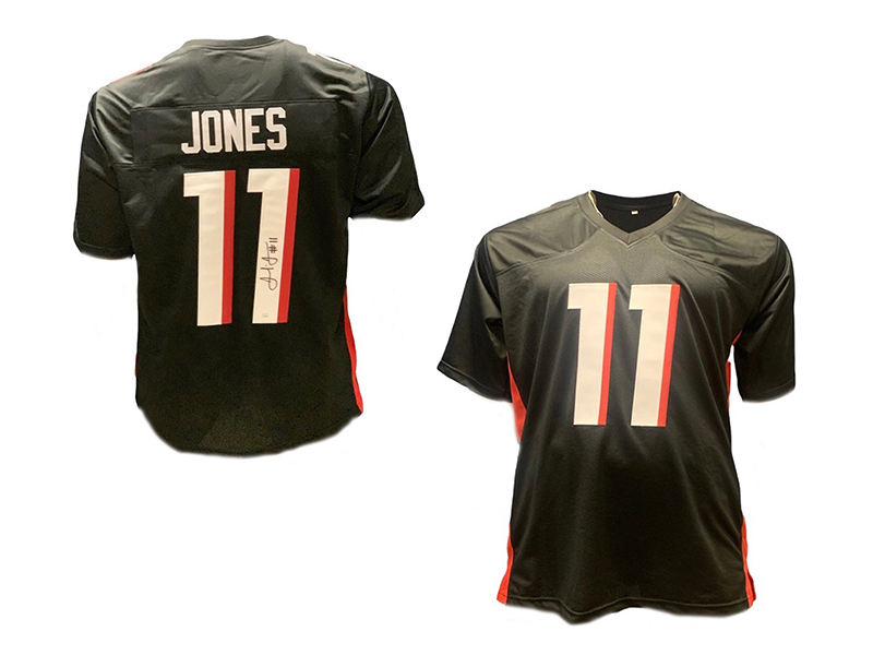 Julio Jones Autographed Pro Style Black Football Jersey (JSA)