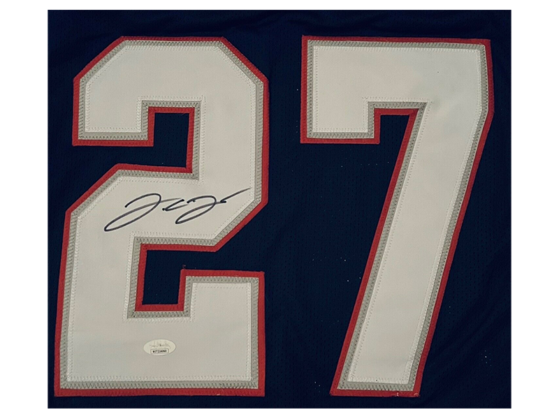 JC Jackson Autographed New England Blue  Football Jersey (JSA)