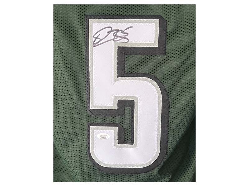 Donovan McNabb Autographed Signed Pro Edition Green Jersey (JSA)