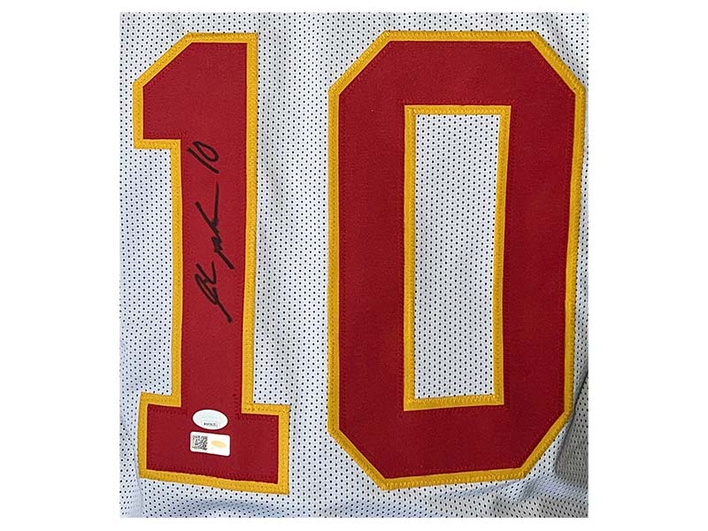 Isiah Pacheco Signed Autographed Pro Style Football Jersey White (JSA)