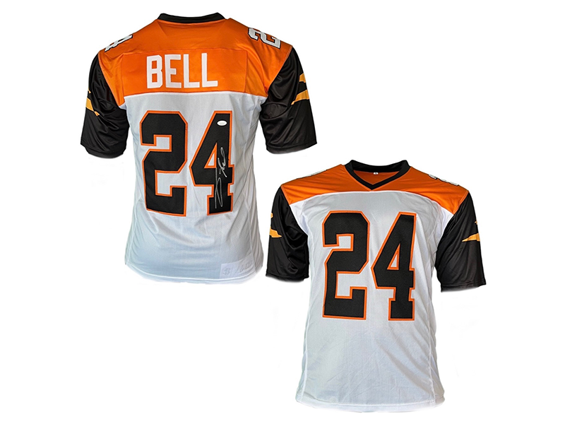 Vonn Bell Autographed Pro Style White Football Jersey JSA
