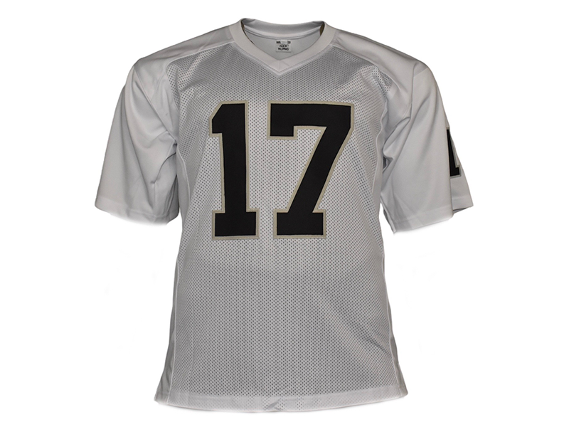 Davante Adams Autographed Oakland White Football Jersey (Beckett)