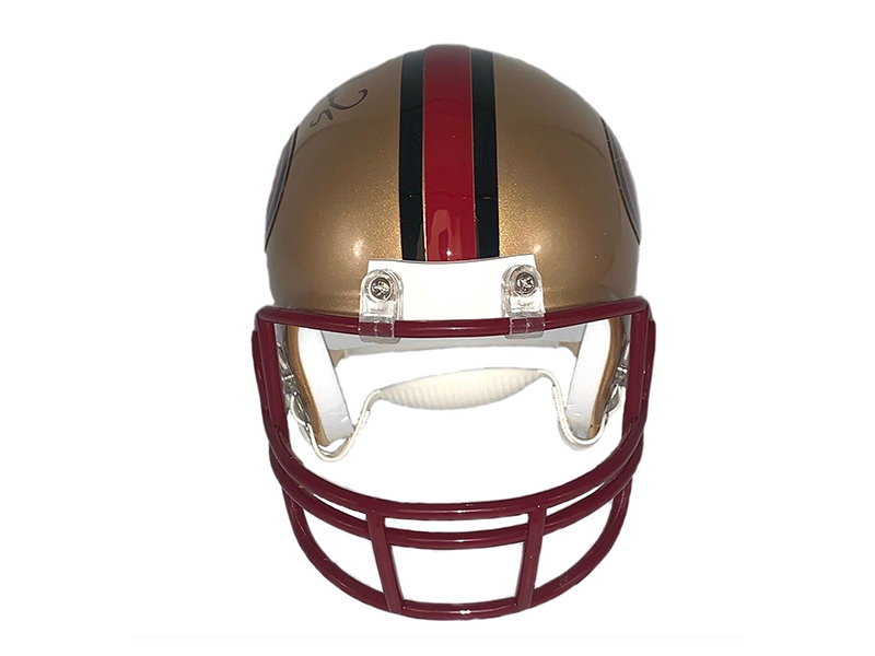 Jeff Garcia Autographed San Francisco 49ers Mini Helmet (JSA)