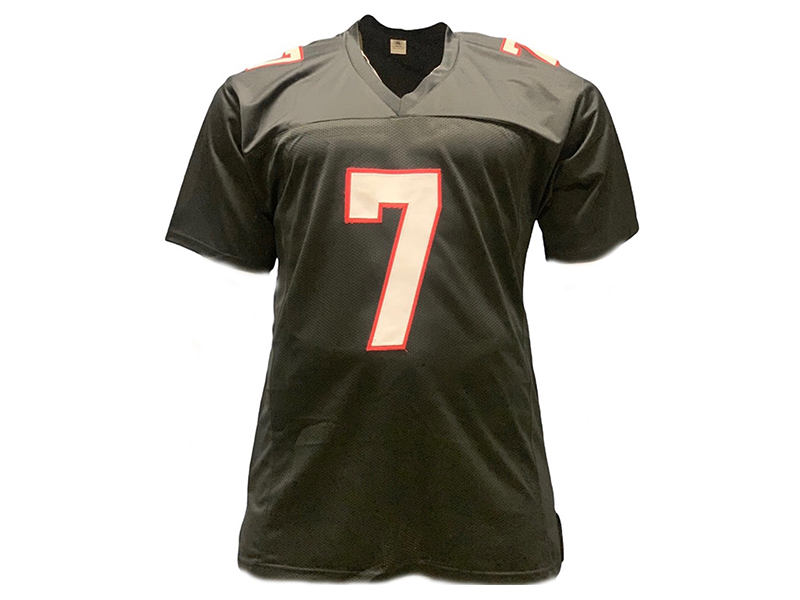 Michael Vick Autographed Atlanta Pro Style Black Football Jersey (JSA)