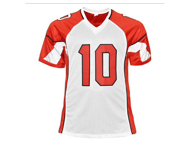 DeAndre Hopkins Autographed Arizona White & Red Football Jersey (JSA)