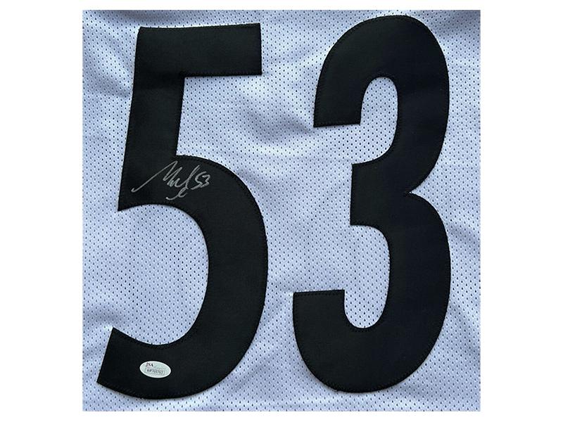 Maurkice Pouncey Autographed Pro Style White Football Jersey (JSA)