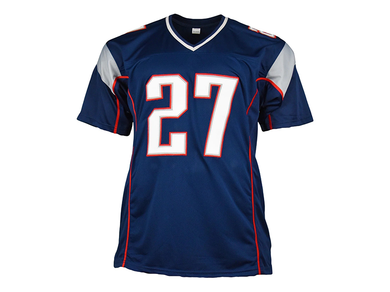 JC Jackson Autographed New England Blue  Football Jersey (JSA)