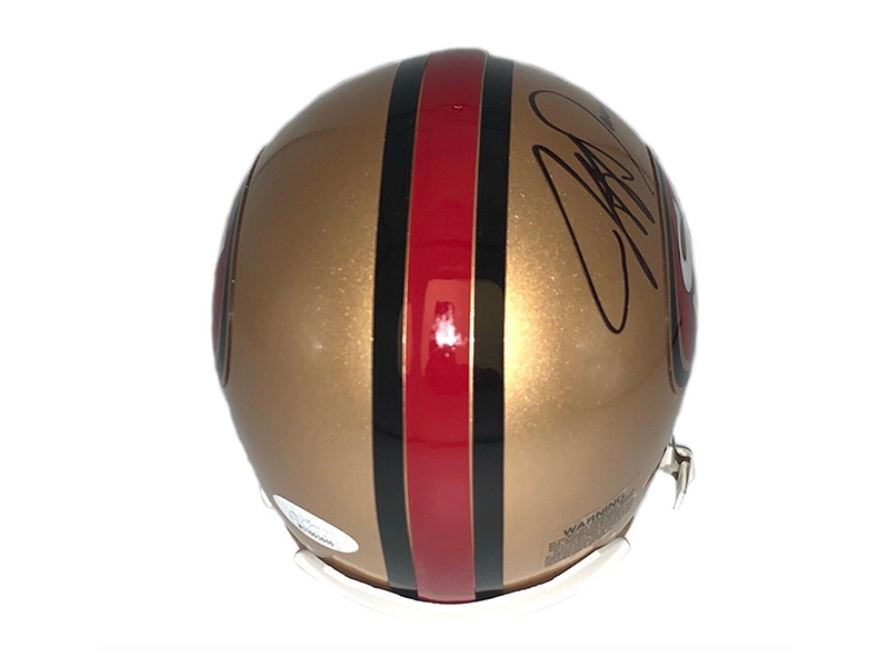 Jeff Garcia Autographed San Francisco 49ers Mini Helmet (JSA)