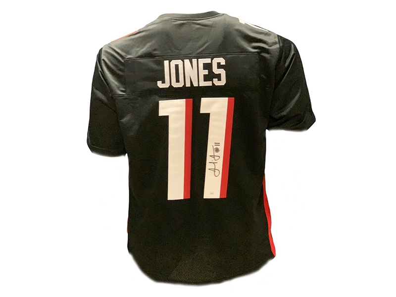 Julio Jones Autographed Pro Style Black Football Jersey (JSA)