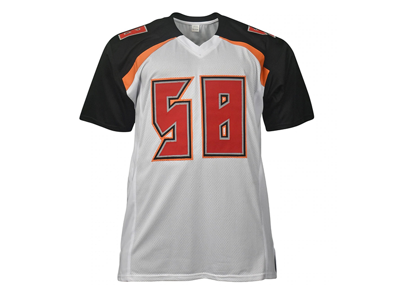 Shaquil Barrett Autographed Tampa Bay White Football Jersey (JSA)