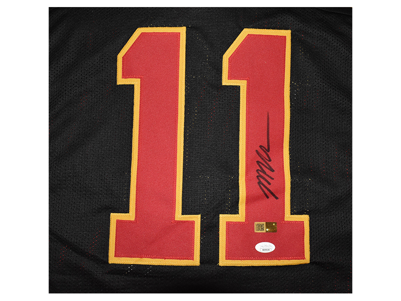 Marquez Valdes-Scantling Autographed Kansas City Black Football Jersey JSA