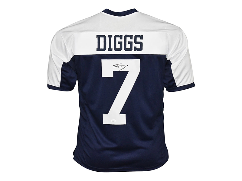 Trevon Diggs Autographed Dallas Thanksgiving Jersey Tri-Star