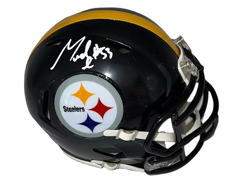 Maurkice Pouncey Autographed Pittsburgh Steelers Mini Football Helmet (JSA)