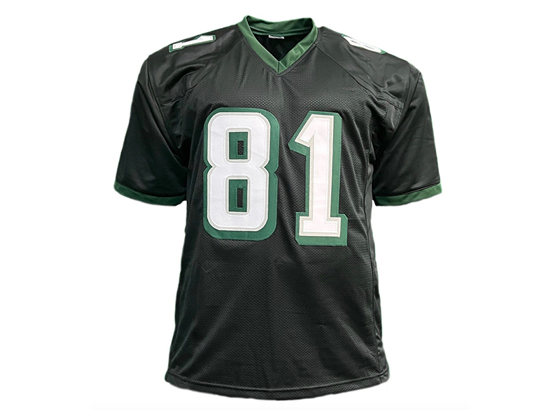 Terrell Owens Autographed Pro Style Green Football Jersey (JSA)