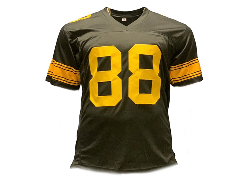 Pat Freiermuth Autographed Pittsburgh  Color Rush Football Jersey (Beckett)