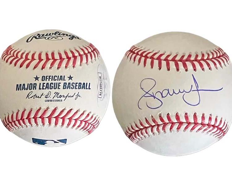 Andruw Jones Autographed Official Major League Baseball (JSA)