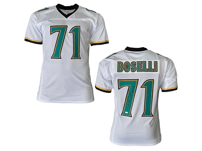 Tony Boselli Autographed Pro Style White Football Jersey JSA