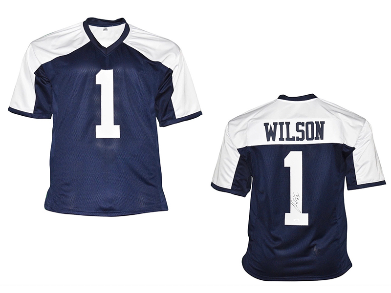 Cedrick Wilson Jr. Autographed Dallas Thanksgiving Jersey (JSA)