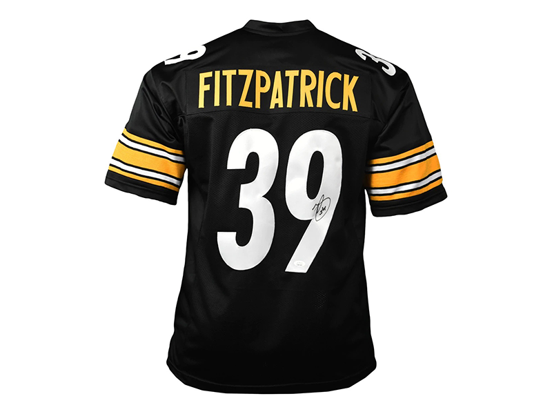 Minkah Fitzpatrick Autographed Black Pro Style Football Jersey (JSA)