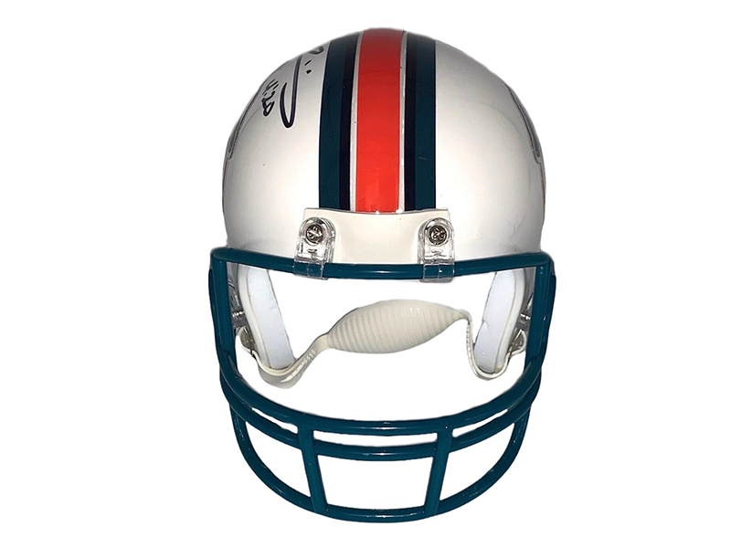 Ricky Williams 4:20 Insc Autographed Miami dolphins Replica Min Helmet (JSA)