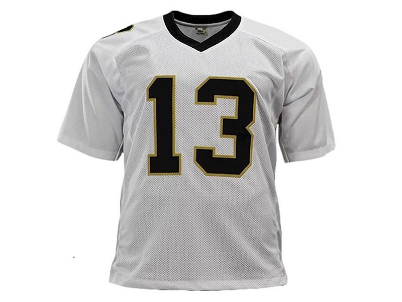Michael Thomas Autographed New Orleans White Pro-Edition Jersey (JSA)