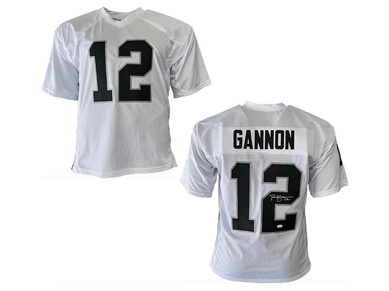 Rich Gannon Autographed (Signed) Oakland￼ Pro White Football Jersey (JSA)