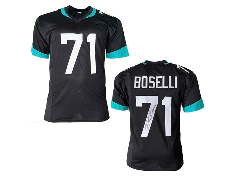 Tony Boselli Autographed Jacksonville Black Football Jersey JSA