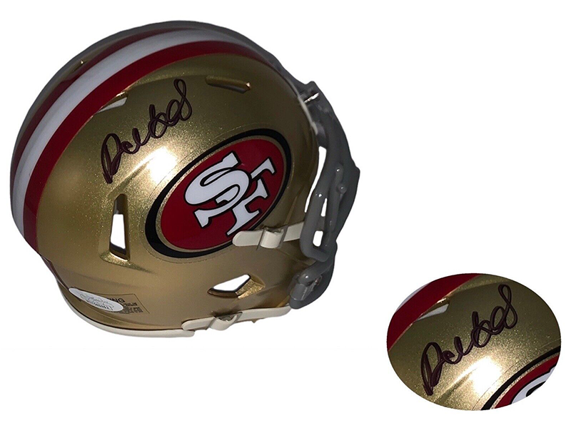 Deebo Samuel Autographed San Francisco 49ers Speed Mini Helmet JSA