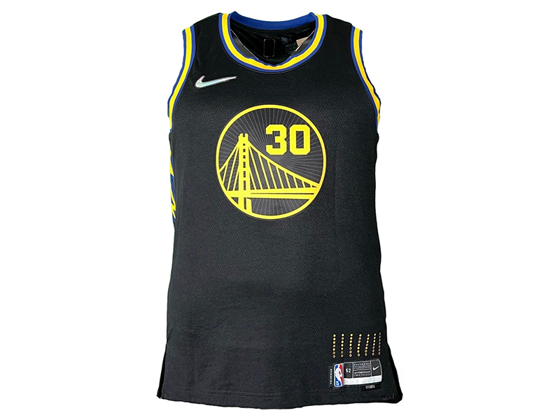 Stephen Curry Golden State Warriors Autographed Authentic NBA Nike Jersey JSA