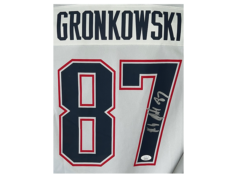 Rob Gronkowski New England Patriots Autographed Authentic NFL Nike Jersey JSA