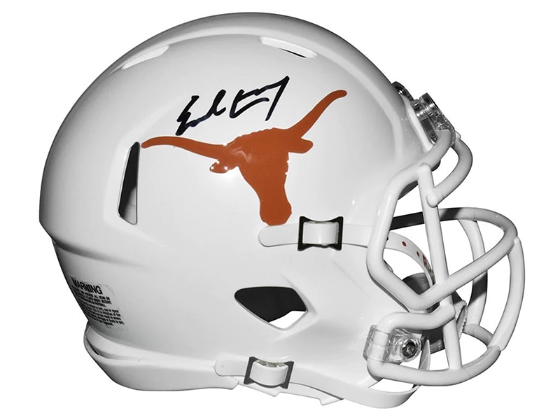 Earl Campbell Signed Texas Longhorns Speed Mini Replica Football Helmet (JSA)