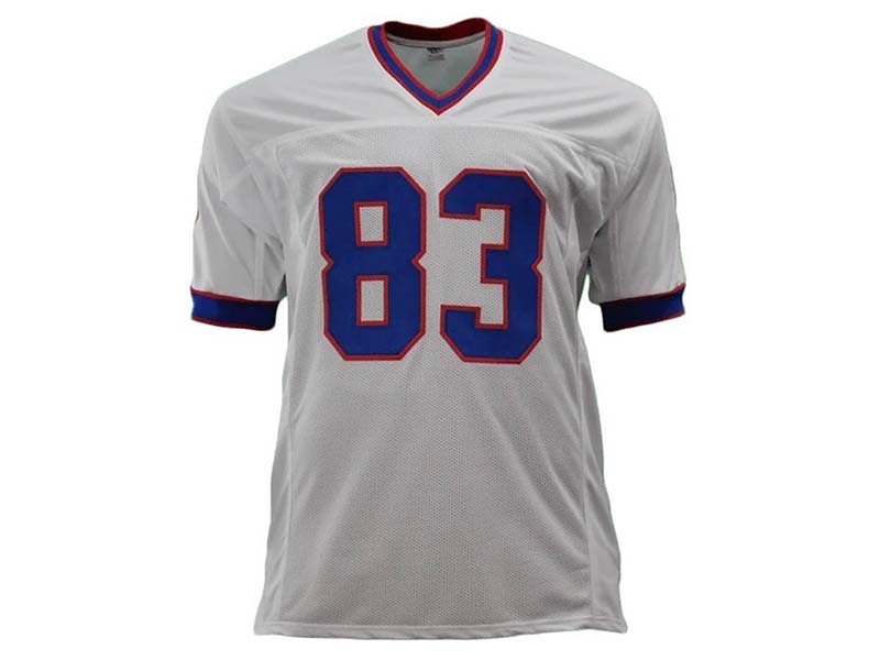 Andre Reed Autographed White Pro Style Jersey (JSA)