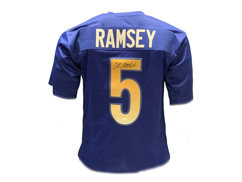 Jalen Ramsey Autographed Los Angeles Blue Football Jersey (JSA)