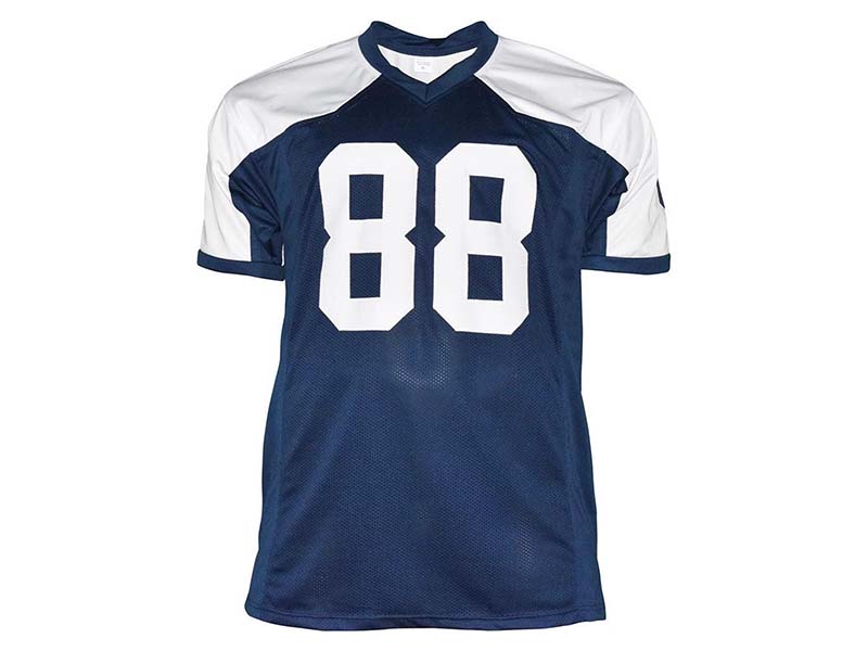 Drew Pearson Autographed Dallas Pro Style Thanksgiving Football Jersey (JSA)