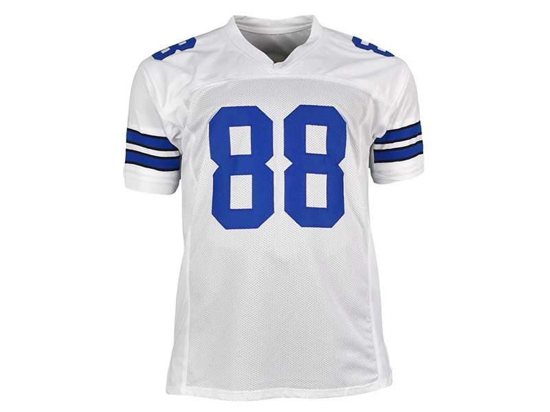 Drew Pearson Autographed Pro Style White Football Jersey (JSA)