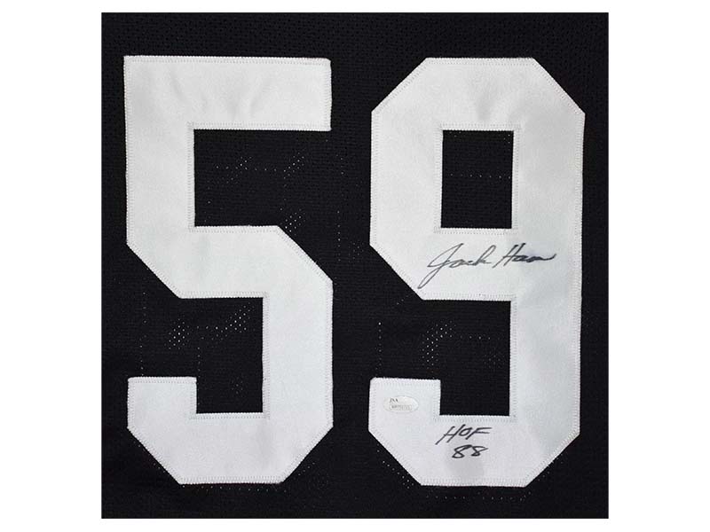 Jack Ham Signed HOF 88 Custom Black Football Jersey (JSA)