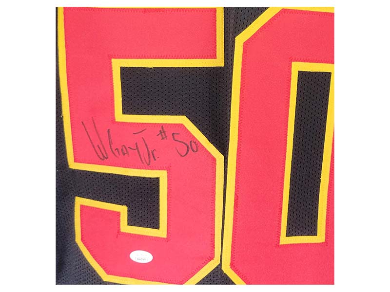 Willie Gay Jr Autographed Pro Style Kansas City Black Football Jersey (JSA)